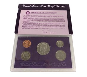 1991 Unites States Proof Coin Set - #10