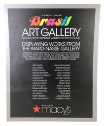 2012 New York City Ward-Nasse Gallery Exhibition Poster, 'A Magical Journey Brasil' - #S28-3
