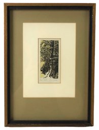 Framed Artist's Proof, WINTER, Signed Philip M. Smith - #A1