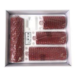 Home Reflections Flameless Carved Diamond Glitter Pillars With Remote, NEW IN PACKAGE - #S2-2