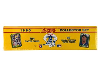 1990 Score MLB Baseball Collector Set With Magic Motion Trivia Cards (FACTORY SEALED) - #S1-1