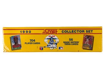 1990 Score MLB Baseball Collector Set With Magic Motion Trivia Cards (FACTORY SEALED) - #S2-3
