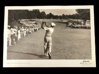 1998 Spalding Ben Hogan '1st Iron Shot To The 18th Green, 1950 US Open At Merion' Poster - #S27-2