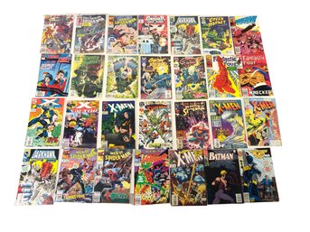 Collection Of 1980s-1990s Comic Books: Darkhawk, Punisher, X-Men, Batman & More - #S7-3