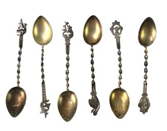 Sterling Silver Demitasse Spoons (Set Of 6) - #FS-5