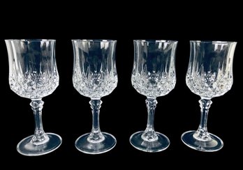 Cristal D'Arques Longchamp Wine Glasses (Set Of 4) - #FS-2