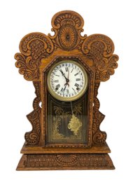 Ingraham Clock Co. Gila Model Calendar Mantle Clock - #FW