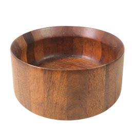 Mid-Century Modern Dansk Staved Teak Wood Bowl - #S15-2