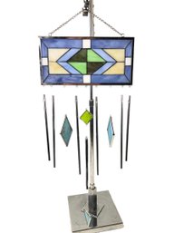 Geometric Stained Glass Wind Chime - #S16-4