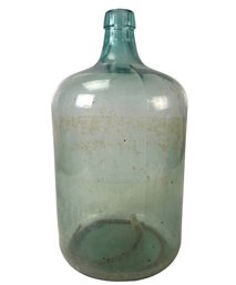 Vintage Blue Glass 5-Gallon Water Jug - #S10-1