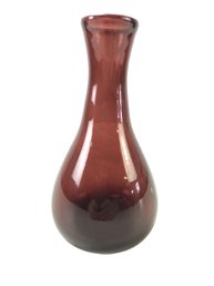 Antique Hand Blown Amethyst Glass Vase - #FS-5