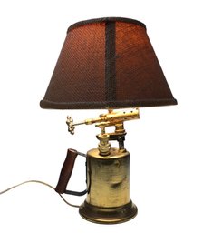 Vintage Blow Torch Table Lamp, WORKS - #S16-5