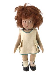 Lenci Hand Painted Wool Felt Redhead Doll - #S16-5