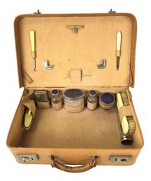 1930s Transatlantic Crossing Leather Toiletries Case With Contents - #S19-2