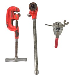 Parker Rolo Flare Tool, Ridgid Pipe Threader & Ridgid (1/8' To 2') Pipe Cutter - #S7-5