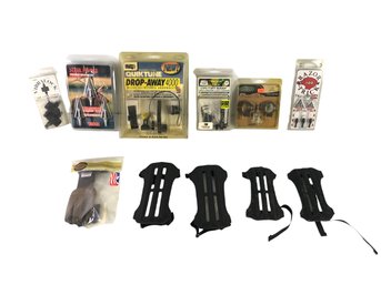 Archery Accessories: Shooting Glove, Arrowheads, Arrow Rest, Blades, Scope Rings & More - #S1-4