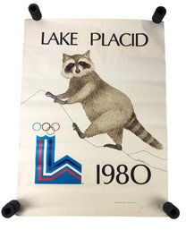 1980 Lake Placid Olympics Poster, Copyright Amy Schneider 1978 - #S12-4