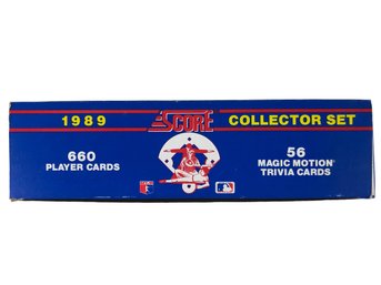 1989 Score MLB Baseball Collector Set With Magic Motion Trivia Cards - #S1-4