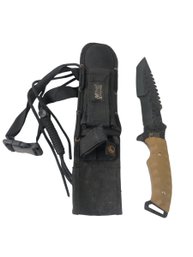 MTech Xtreme Tanto Tactical Hunting Knife With Sheath, Full Tang - #JC-R