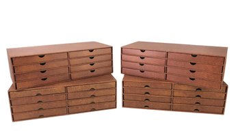 Collection Of Storage Boxes For Decorative Plates - #S14-4