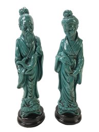 Vintage Chinese Resin Statues By Arnaldo Giannelli - #S8-2