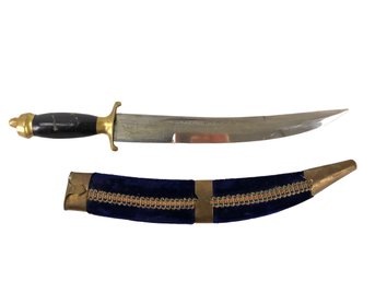 Indian Khandar Dagger With Sheath - #JC-R