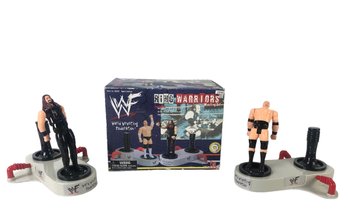 1998 Toy Island WWF Ring Warriors Wrestling Set Undertaker Vs Stone Cold - #S2-4