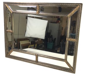 Vintage Bassett Mirror Company Beveled Wall Mirror - #SW-9