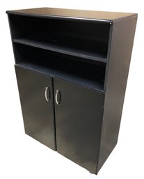 Black 2-Door Office Storage Cabinet - #BR