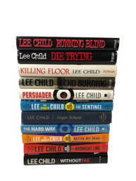 Signed Jack Reacher 1st Edition Hardcover Books By Lee Child - #S11-3