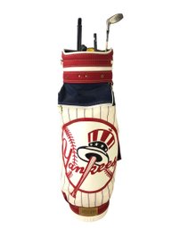 Belding Sports Limited Edition New York Yankees Golf Bag With Assorted Clubs - #SW-2