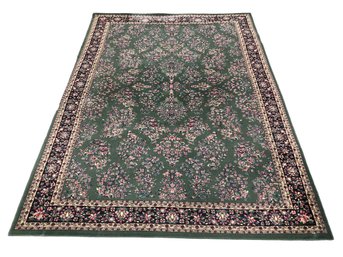 Juniper Green Floral Damascus 8X11 Area Rug By Shaw Industries - #BR