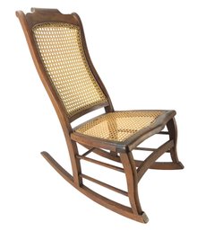 Victorian Cane Seat Rocking Chair - #FF