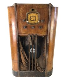 Vintage 1936 Truetone D-692 Tube Radio By Western Auto Stores (Made In USA) - #FF