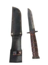 G.B. Hunting Knife With Sheath, Made In Japan - #JC-R