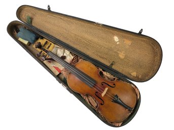 Joh. Bapt. Schweitzer Amati Pestini 1814 Violin (Copy) With Case - #S10-4