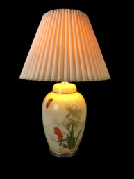 Vintage Chinese Ginger Jar Table Lamp, WORKS - #S10-4