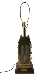 Nautical Captain Babcock Clipper Ship Young America 1853 Brass Lantern Lamp (WORKS) - #S14-4