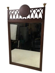 Vintage Wood Wall Mirror - #S20-F