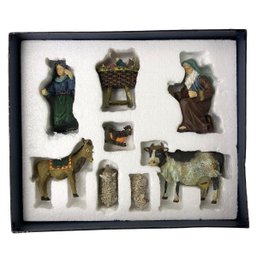 Holiday 8-Piece Nativity Set With Original Box - #S9-1