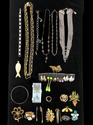 Collection Of Vintage Costume Jewelry: Monet, Sarah Coventry, Emmons, Trifari & More - #JC-L
