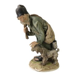 Vintage Capodimonte Italian Porcelain Figurine, Tramp And Scamp - #FS-5