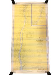 1973 Hudson River Coxsackie To Troy Nautical Map - #S3-3