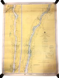 1974 Hudson River Wappinger Creek To Hudson Nautical Map - #S13-3