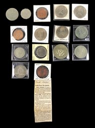 Collection Of Queen Elizabeth II Coins & Medals - #S13-2-1