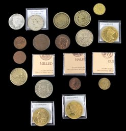 Collection Of Movie Prop Replica Coins - #S13-2