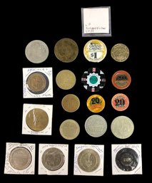 Collection Of Tokens & Casino Chips - #S13-2-5