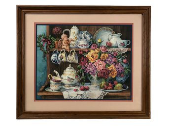 A Touch Of Romance Framed Art Print By Barbara Mock - #A6