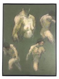 Nude Study Pastel On Paper, Signed Anne Neumark (American, 1906-1997) - #S28-3