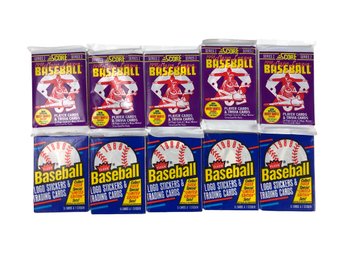 1988 Fleer MLB Baseball Cards & 1991 Score MLB Baseball Cards (NEW) - #S2-4-1